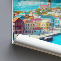 St. John’s Poster | Antigua and Barbuda Wall Art