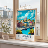 St. John’s Poster | Antigua and Barbuda Wall Art