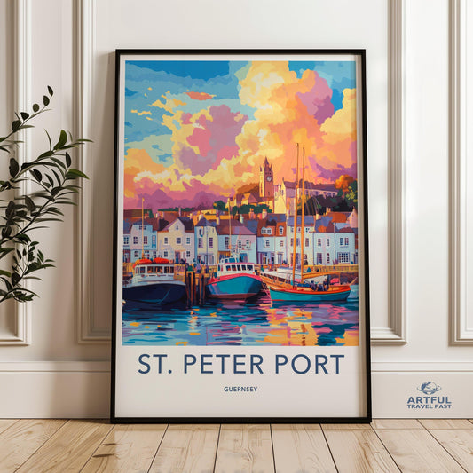 St. Peter Port Poster - Guernsey Wall Art