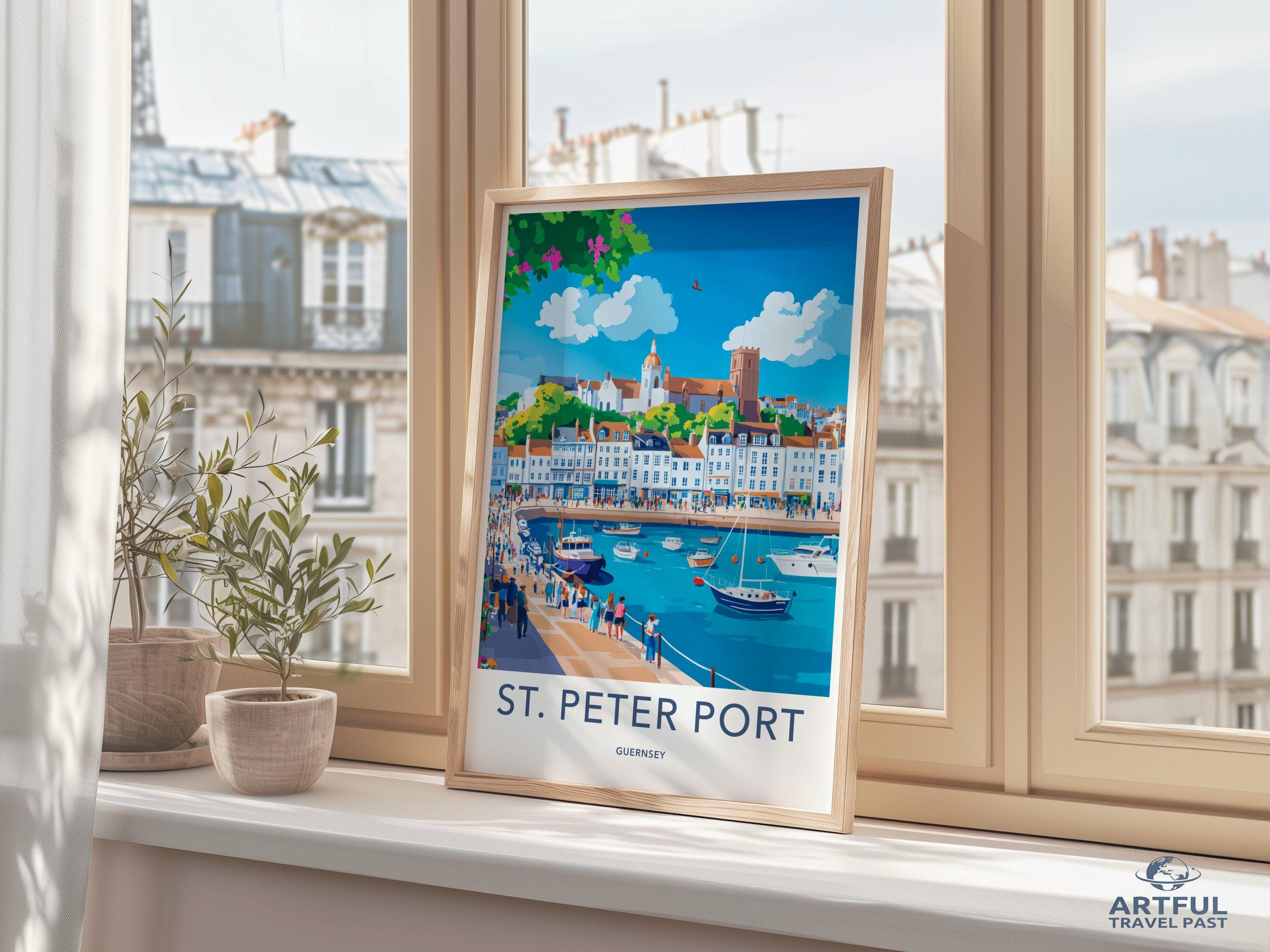 St. Peter Port Poster - Guernsey Wall Art