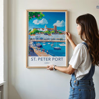 St. Peter Port Poster - Guernsey Wall Art