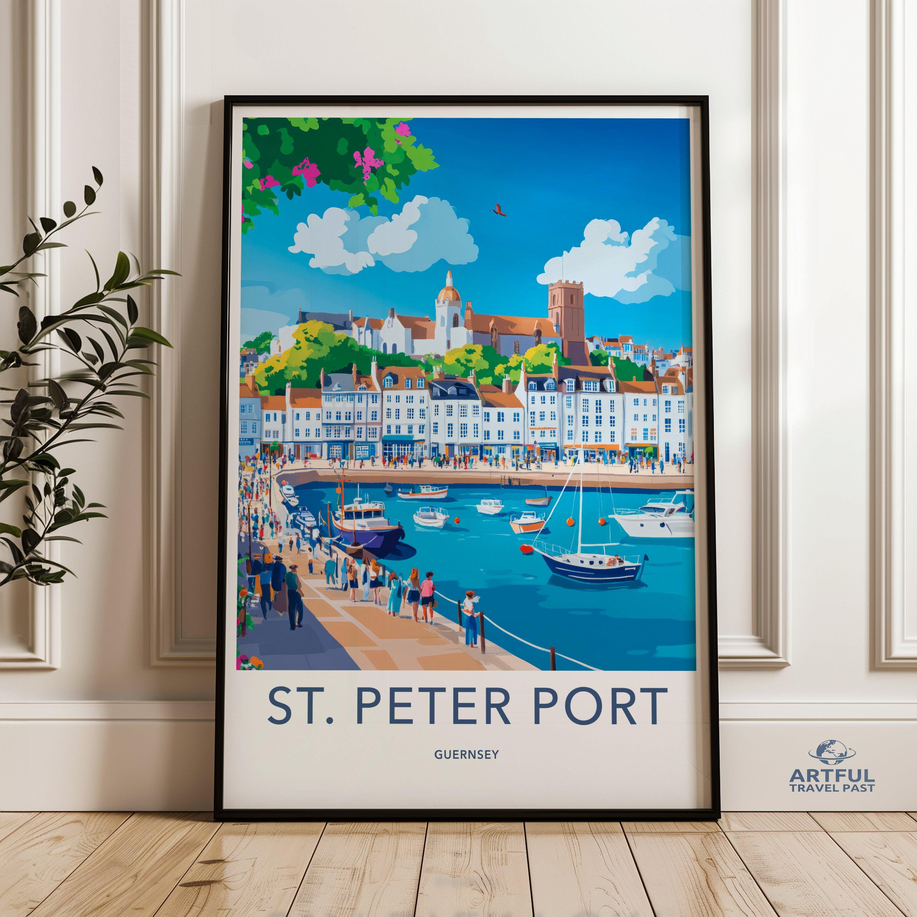 St. Peter Port Poster - Guernsey Wall Art