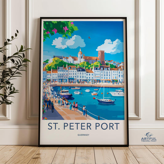 St. Peter Port Poster - Guernsey Wall Art