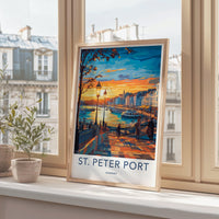 St. Peter Port Poster | Guernsey Wall Art