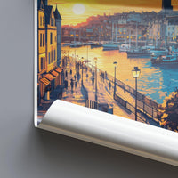 St. Peter Port Poster | Guernsey Wall Art | UK Decor