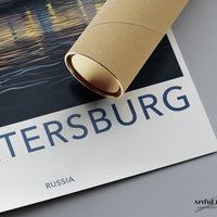 St. Petersburg Poster - Russia Wall Art