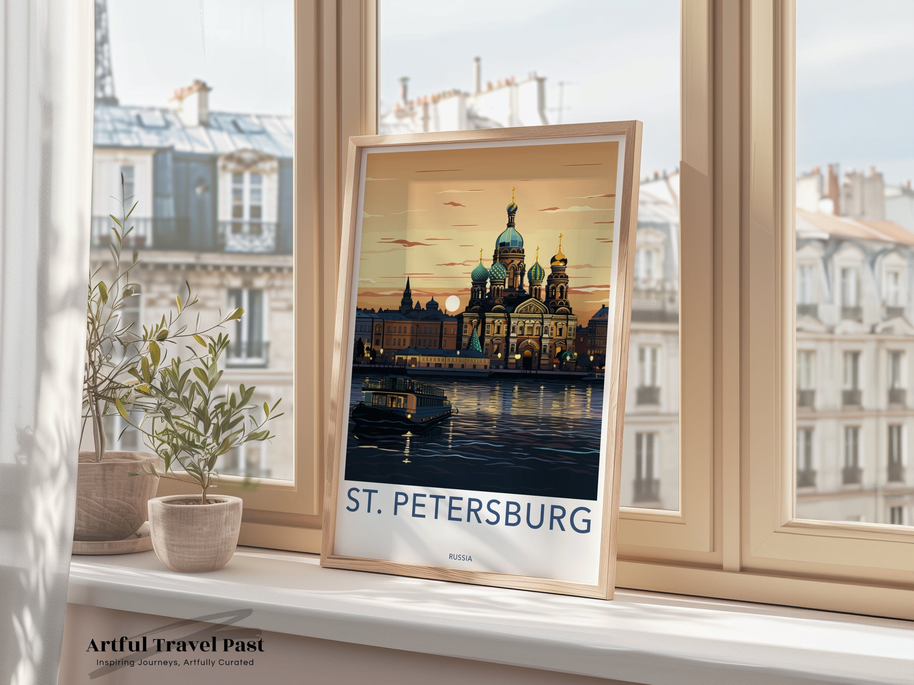 St. Petersburg Poster - Russia Wall Art