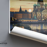 St. Petersburg Poster - Russia Wall Art