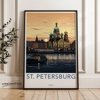 St. Petersburg Poster - Russia Wall Art