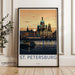 St. Petersburg Poster - Russia Wall Art