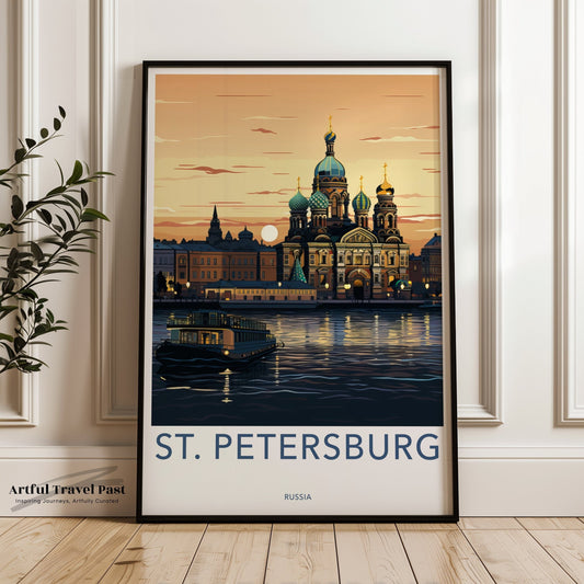St. Petersburg Poster - Russia Wall Art