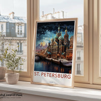 St. Petersburg Poster - Russia Wall Art
