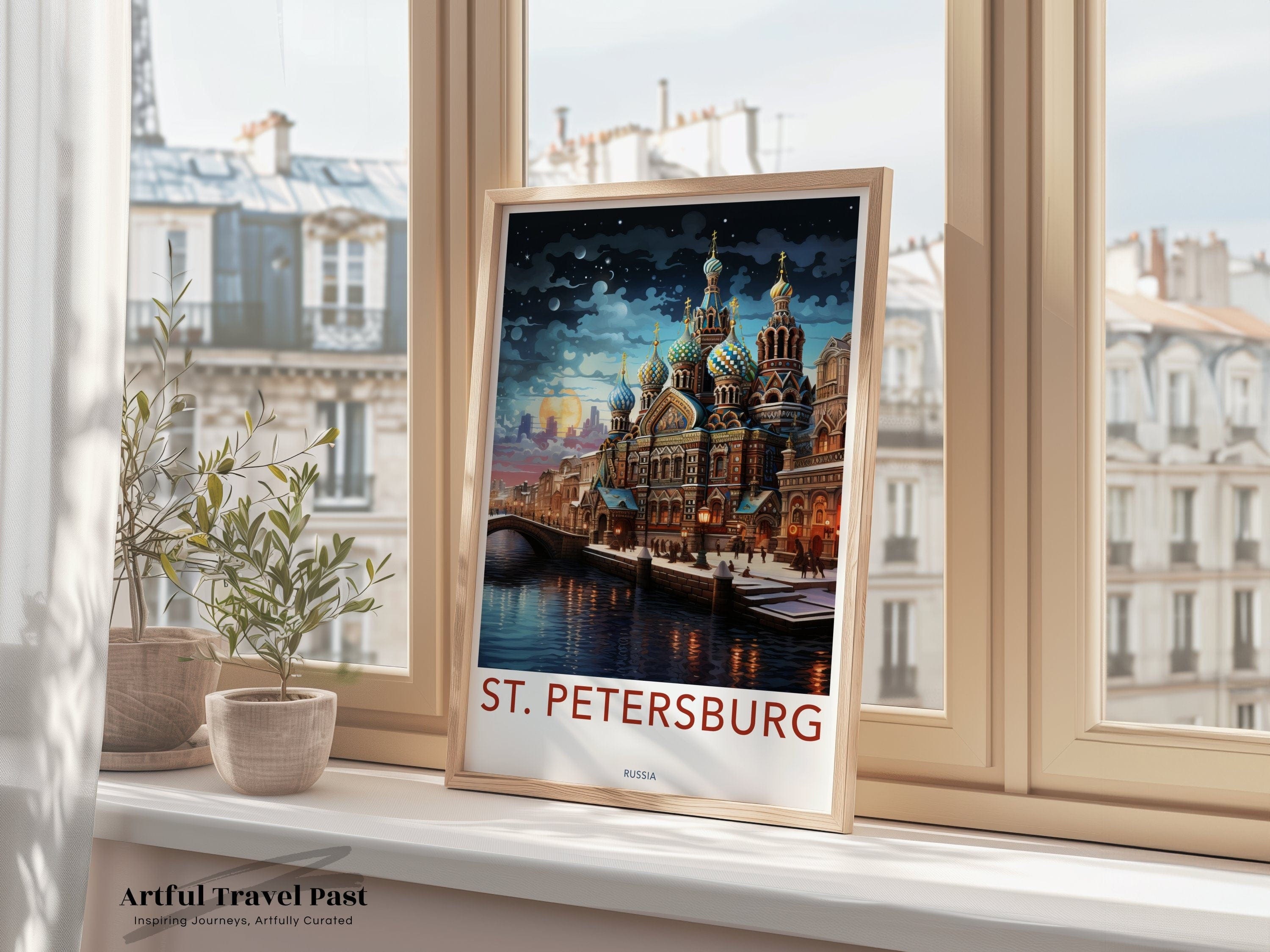 St. Petersburg Poster - Russia Wall Art