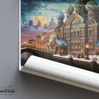St. Petersburg Poster - Russia Wall Art