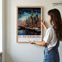 St. Petersburg Poster - Russia Wall Art