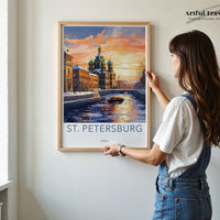 St. Petersburg Poster - Russia Wall Art