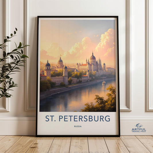 St. Petersburg Poster - Russia Wall Art