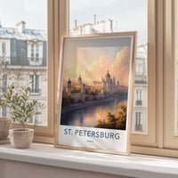 St. Petersburg Poster - Russia Wall Art
