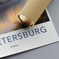 St. Petersburg Poster - Russia Wall Art