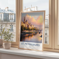 St. Petersburg Poster - Russia Wall Art