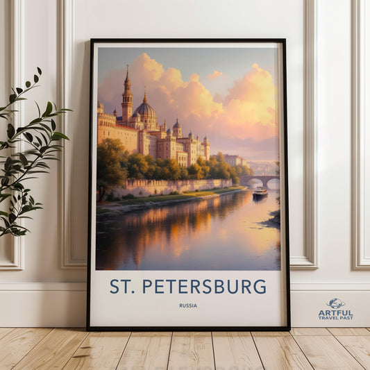 St. Petersburg Poster - Russia Wall Art