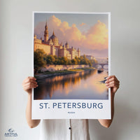 St. Petersburg Poster - Russia Wall Art