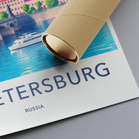 St. Petersburg Poster - Russia Wall Art