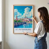 St. Petersburg Poster - Russia Wall Art