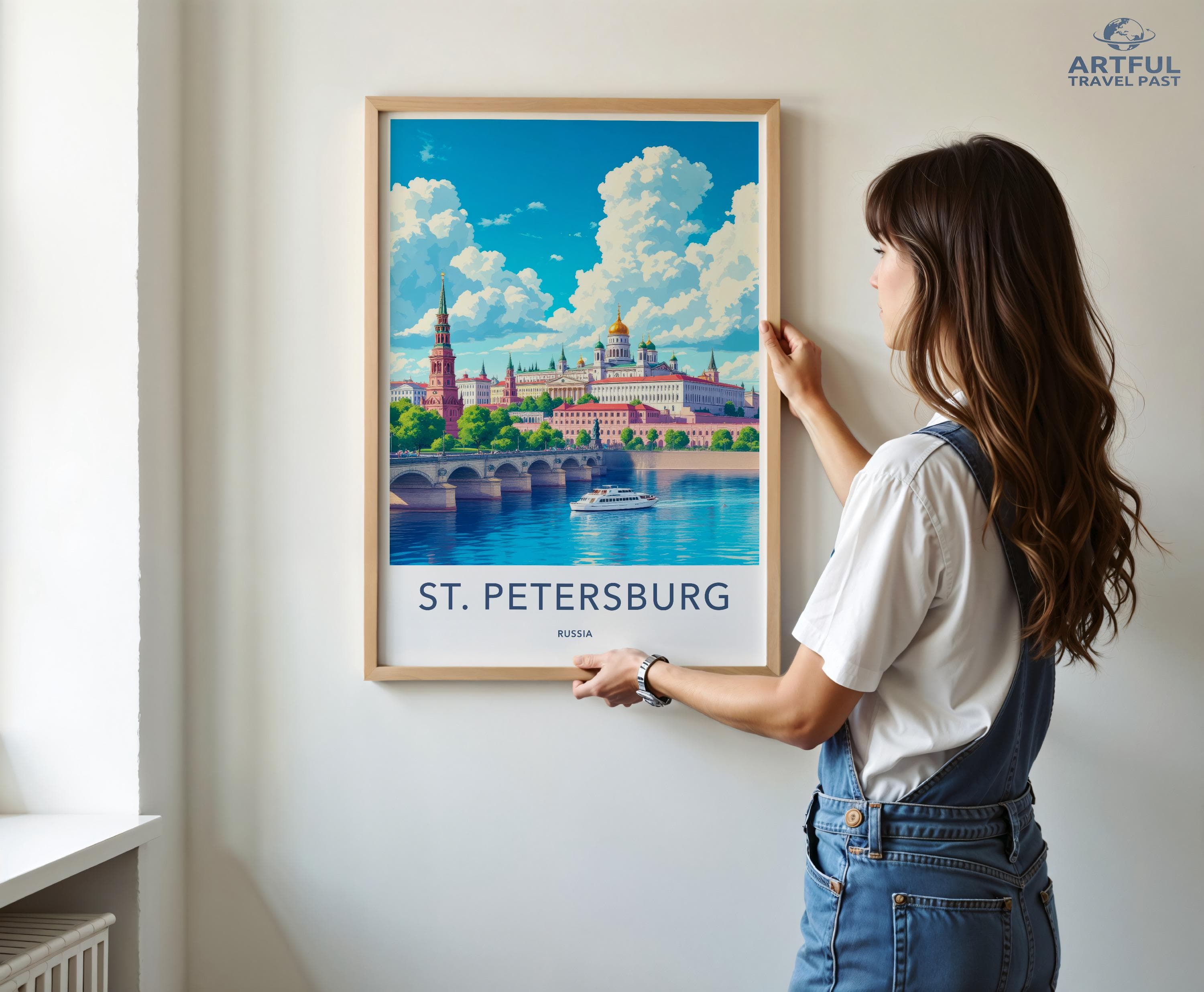 St. Petersburg Poster - Russia Wall Art