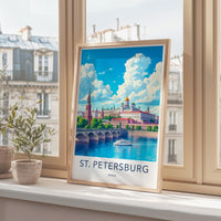 St. Petersburg Poster - Russia Wall Art