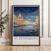 St. Petersburg Poster | Russia Wall Art | Eastern Europe Decor