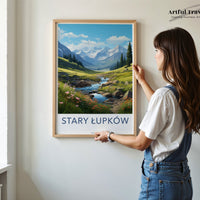 Stary Łupków Poster - Poland Wall Art