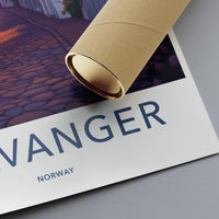 Stavanger Poster | Norway Wall Art | Scandinavia Decor
