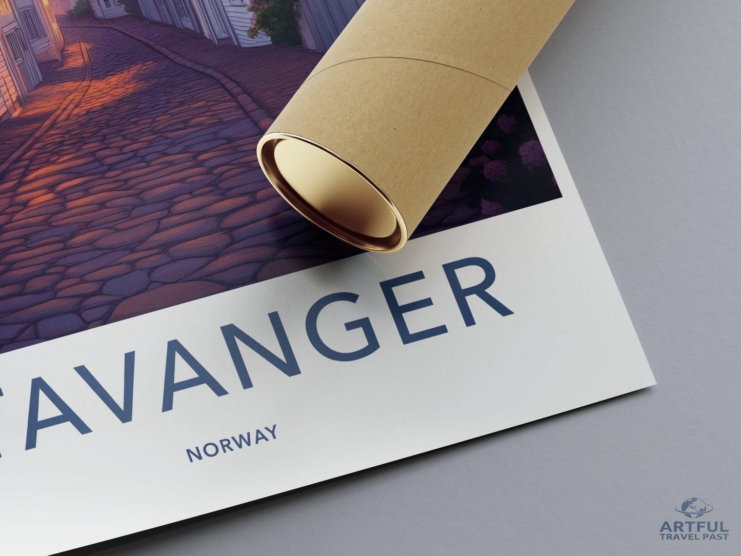 Stavanger Poster | Norway Wall Art | Scandinavia Decor