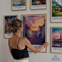 Stavanger Poster | Norway Wall Art | Scandinavia Decor