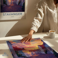 Stavanger Poster | Norway Wall Art | Scandinavia Decor