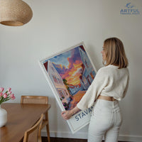 Stavanger Poster | Norway Wall Art | Scandinavia Decor