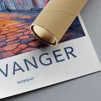Stavanger Poster | Norway Wall Art | Scandinavia Decor