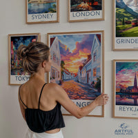 Stavanger Poster | Norway Wall Art | Scandinavia Decor