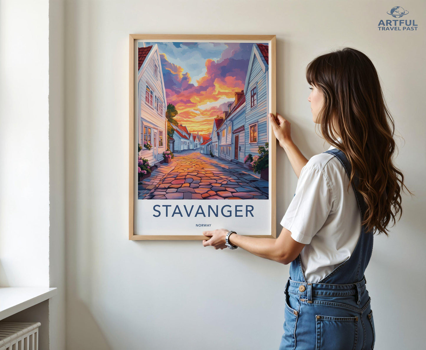 Stavanger Poster | Norway Wall Art | Scandinavia Decor