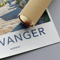 Stavanger Poster | Norway Wall Art | Scandinavia Decor