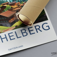 Stechelberg Alps Poster | Switzerland Wall Art | Europe Decor