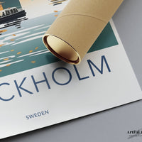 Stockholm Poster | Sweden Wall Art | Scandinavia Decor