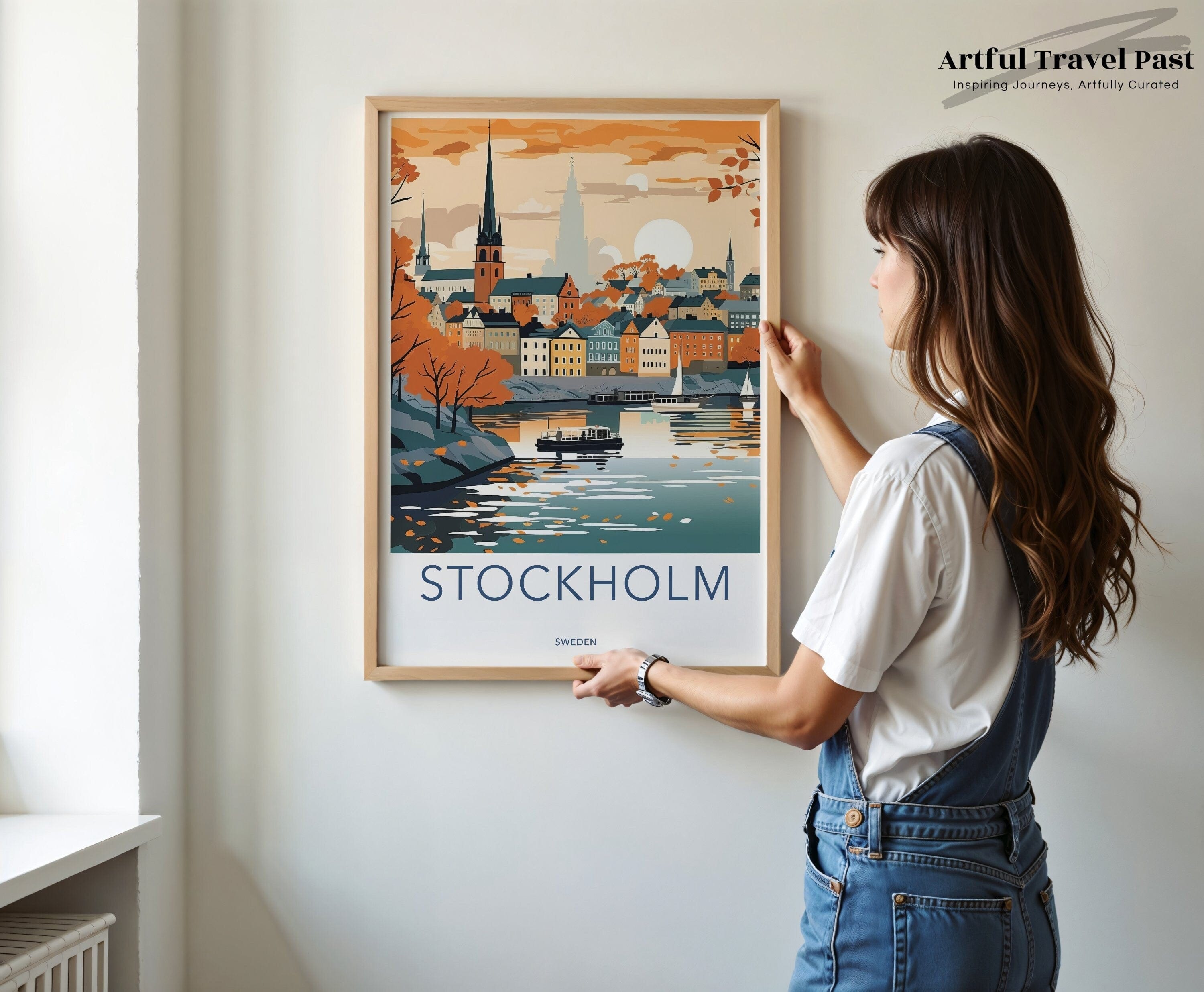 Stockholm Poster | Sweden Wall Art | Scandinavia Decor