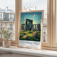 Stonehenge Poster - England Wall Art