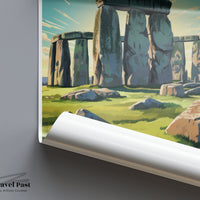 Stonehenge Poster - England Wall Art