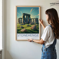Stonehenge Poster - England Wall Art