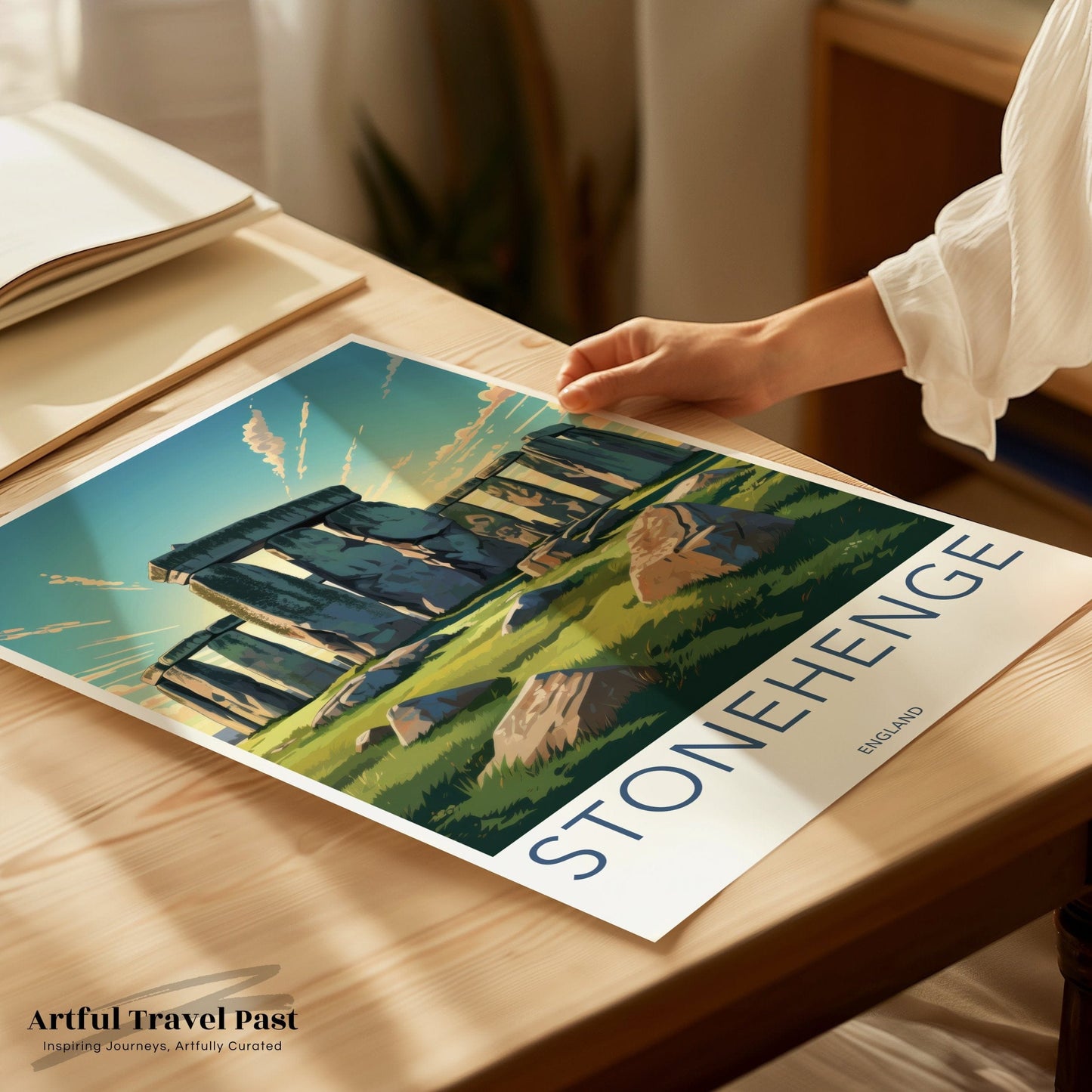 Stonehenge Poster - England Wall Art