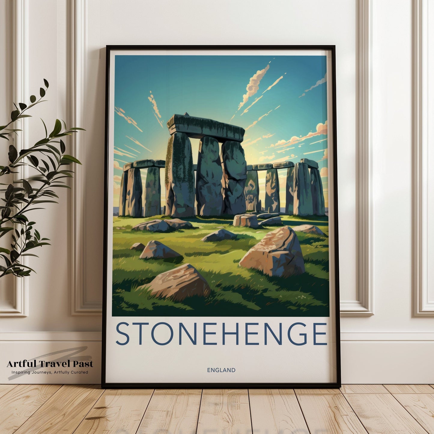 Stonehenge Poster - England Wall Art