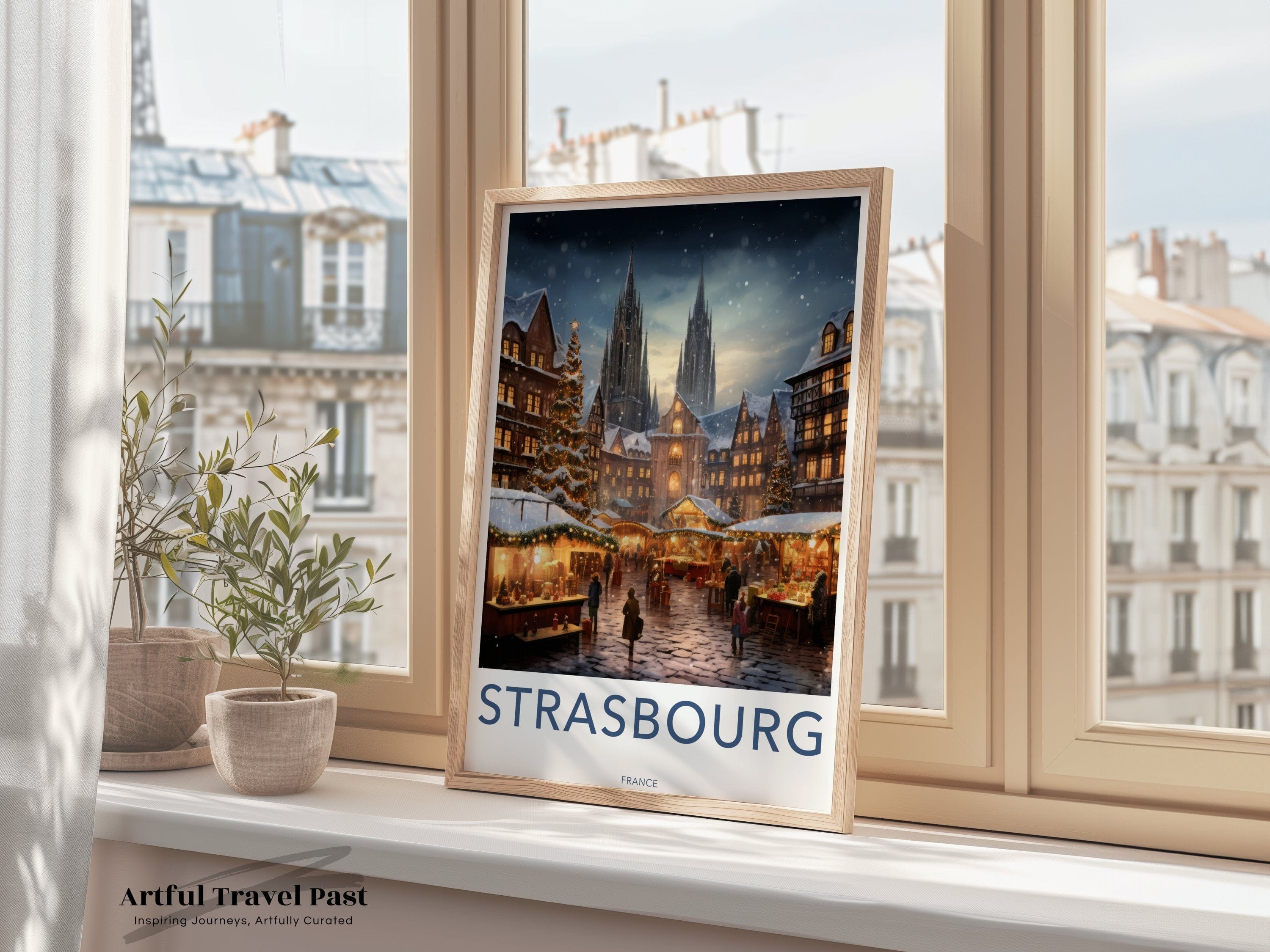 Strasbourg Cathedral Poster | France Wall Art